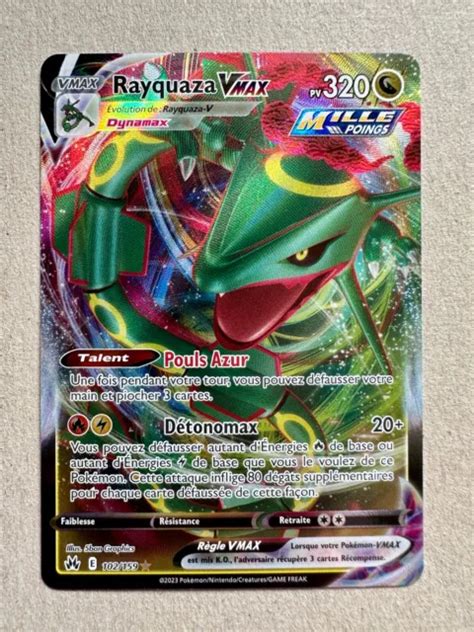 Carte Pok Mon Rayquaza Vmax Zenith Supr Me Eur