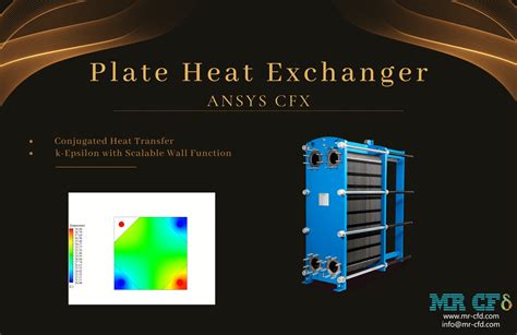 Plate Heat Exchanger Cfd Simulation Ansys Cfx Mr Cfd