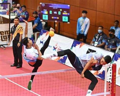 Penang Sukma Men S Sepak Takraw Regu Team Storms Into Semi Finals