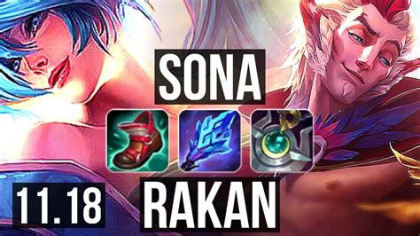 SONA Lucian Vs RAKAN Ezreal SUPPORT Rank 2 Sona 0 1 13 NA