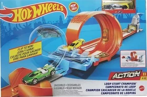 Hot Wheels Pista Campeonato De Looping Gtv13 Mattel Gbf81 Parcelamento Sem Juros
