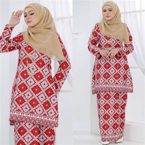 XS 5XL KURUNG SONGKET BATIK RIAU PLUS SIZE NIKAH TUNANG ANNUAL