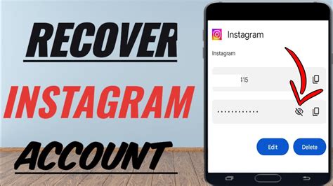 How To Recover Instagram Account Recover Instagram Account Without