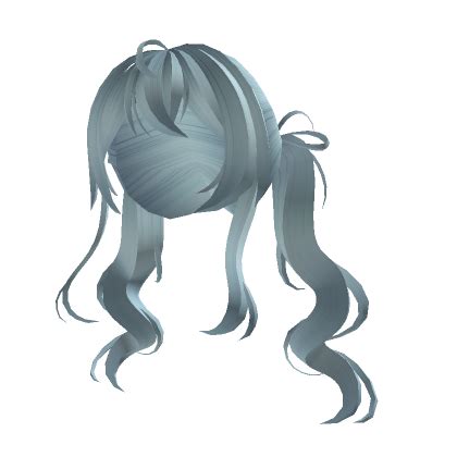 Loose Blue Wavy Pigtails Roblox