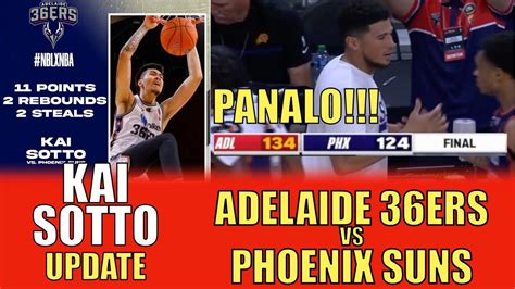 KAI SOTTO AT ADL PANALO KONTRA SA PHOENIX SUNS 11 PTS 2 REBS 1 AST 2