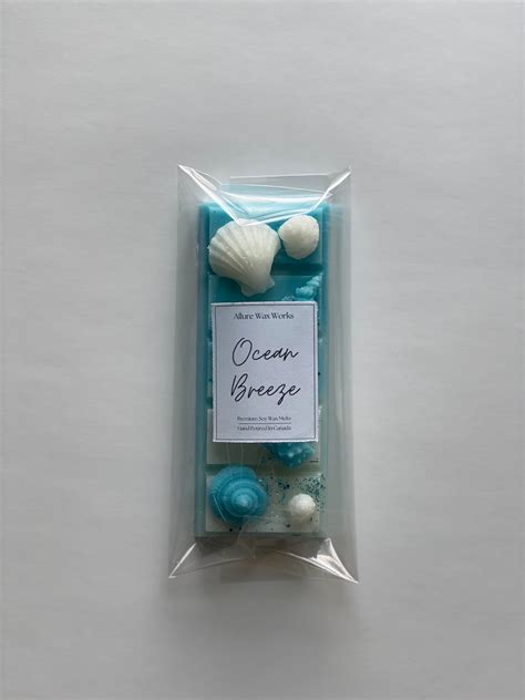 Ocean Breeze All Natural Soy Snapbar Wax Melts Ocean Sea Breeze Premium Beach Snap Bar Wax Melt