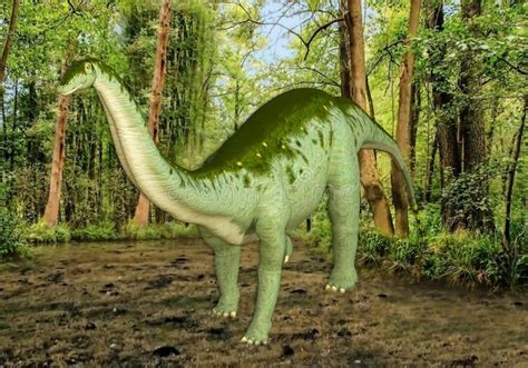 3D Illustration of Large Dinosaur Standing in Swamp Stock Illustration - Illustration of science ...