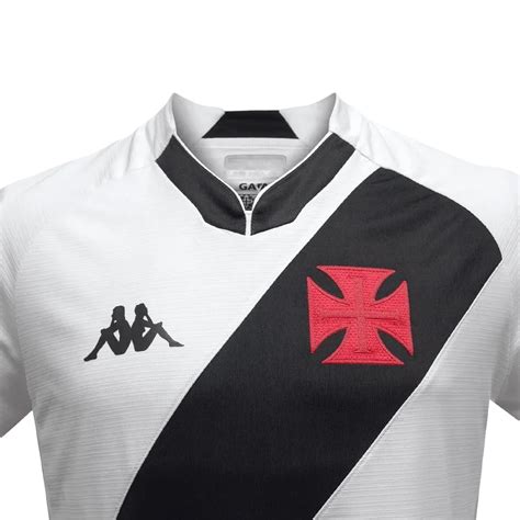 Camisa Vasco Oficial II 2022 Kappa Masculina Branco Titanes