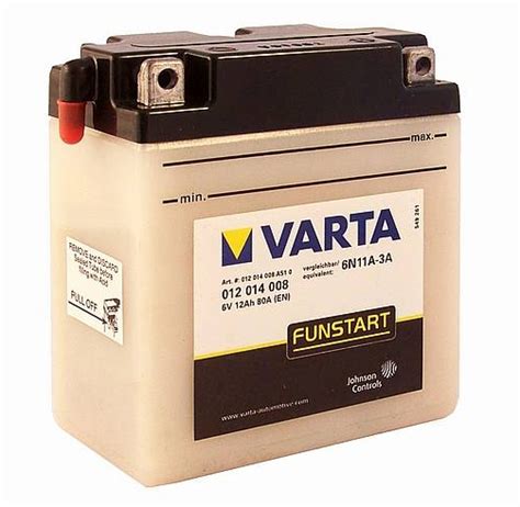 Motobatéria VARTA 6V 12Ah 6N11A 3A