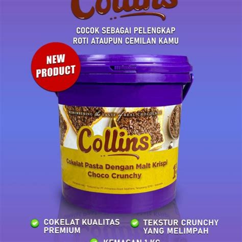 Promo Cuma Hari Ini Collins Choco Crunchy Coklat Pasta Coklat Kg