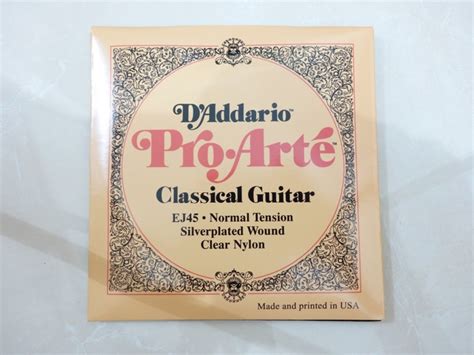 D Addario EJ45 Pro Arte Normal Tension Clear Nylon