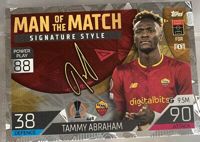 MATCH ATTAX 2022 2023 22 23 Tammy Abraham Roma Man Of The Match