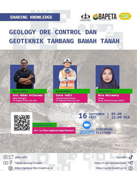 Sharing Knowledge Geology Ore Control Dan Geoteknik Tambang Bawah