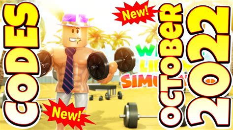 New Codes Weight Lifting Simulator Roblox Game All Secret Codes