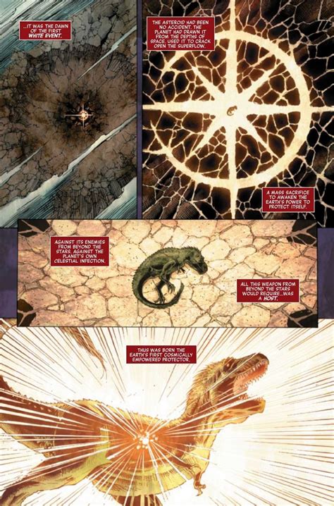 Marvels First Superhero Is Revealed To Be A Dinosaur