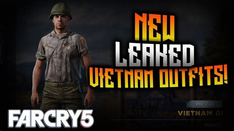 FAR CRY 5 LEAKED Vietnam Outfits Hours Of Darkness DLC YouTube