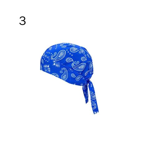 Doo Rags Paisley Skull Bandana Motorcycle Do Rags Head Wrap Hard Hat