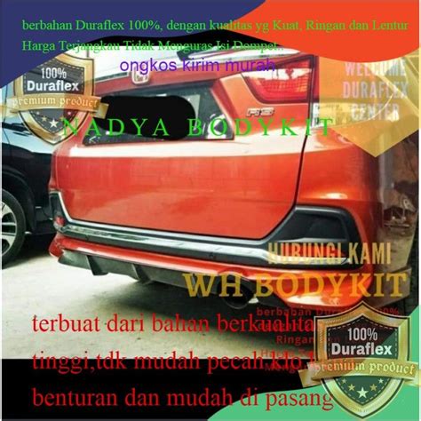 Bemper Difuser Mobilio Rs Body Kit Lazada Indonesia