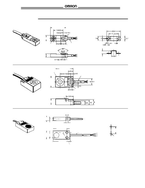 Tl W Mb Datasheet Pages Omron Miniature Inductive Prox