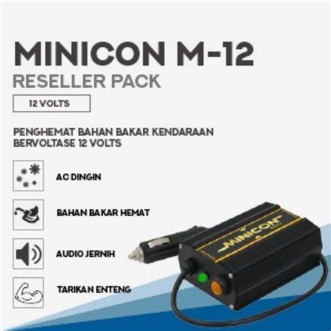 MINICON PENGHEMAT BBM DAN STABILIZER MOBIL ORIGINAL Lazada Indonesia