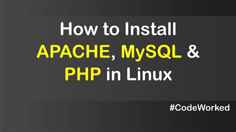 How To Install PHP Apache And MySQL In Linux Ubuntu YouTube