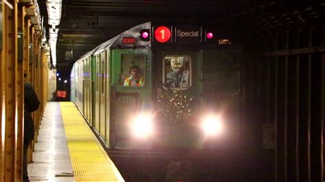 Mta New York City Subway The Holiday Train Of Many Colors On The