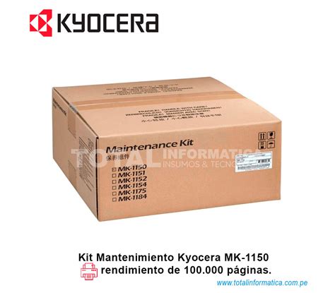 KIT DE MANTENIMIENTO KYOCERA MK 1150 1702RV0NL0