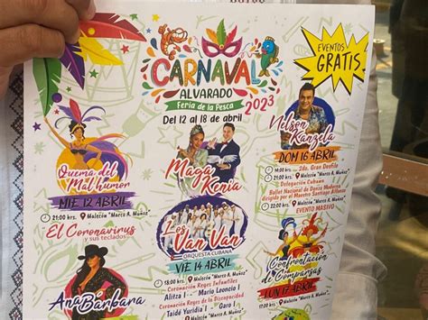 Del Al De Abril Se Llevar A Cabo El Carnaval De Alvarado