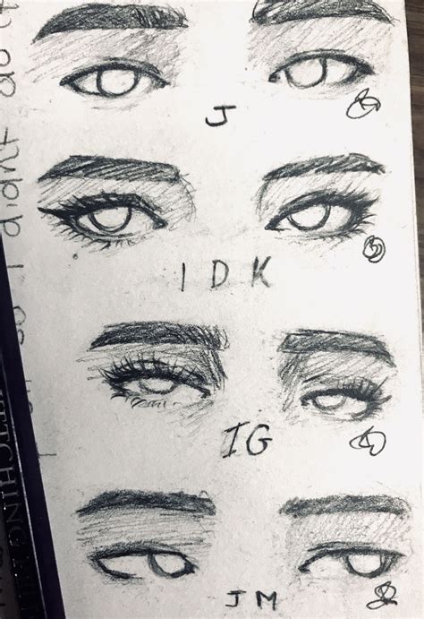 Some eyes 👀 #art #draw #sketch #eyes #fanart #drawing #kpop #kpopfanart ...