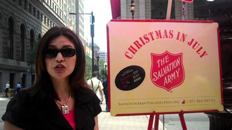 Denise Nakano Of Nbc10 Becomes A Salvation Army Cell Ringer Youtube