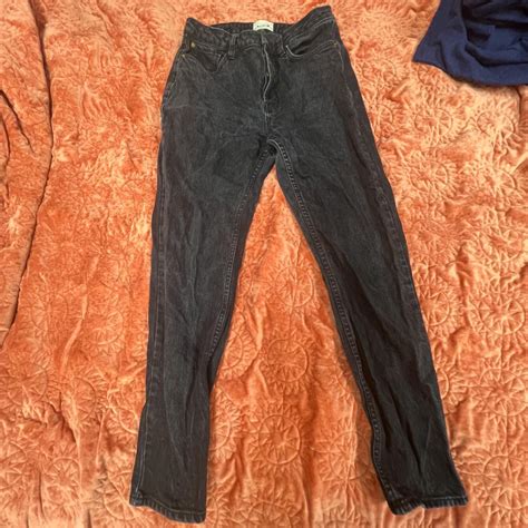 Sézane Black High Waist Denim, Size... - Depop