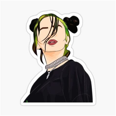 Billie Eilish Stickers For Sale Artofit