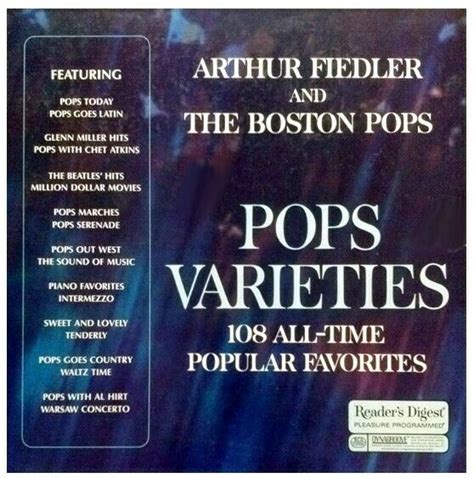 Fiedler Arthur Pops Varieties Reader S Digest Rda A Album