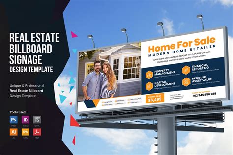 Real Estate Billboard Signage Creative Market