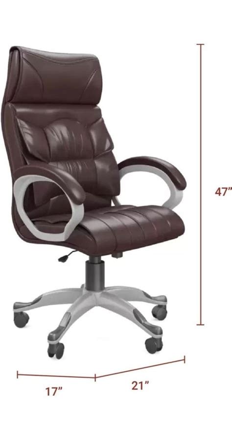 Rexine High Back Boss Office Chair Fixed Arm At In Bengaluru