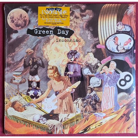 Lp Vinil Green Day Insomniac Lacrado Shopee Brasil