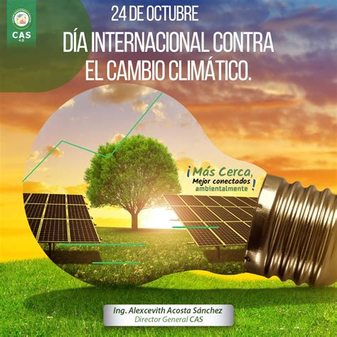 24 de octubre Día Internacional Contra el Cambio Climático