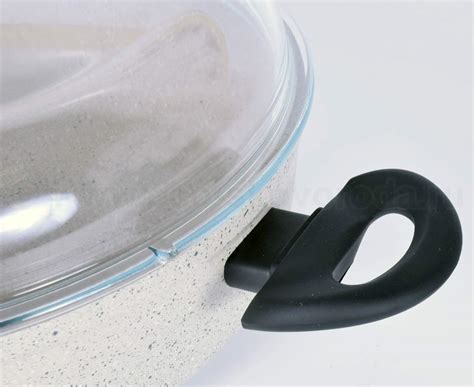 Сотейник с крышкой 28см NADOBA Marmia с титановым покрытием QuanTanium ...