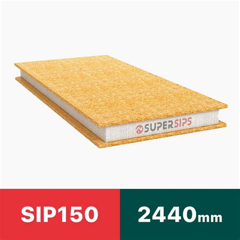 Sip150 Structural Insulated Panel Single 2440mm • Supersips Sip