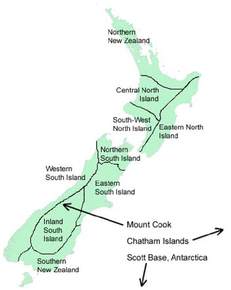 Climatic zones of New Zealand (NIWA, 2010) | Download Scientific Diagram