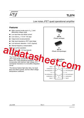 Tl Cn Datasheet Pdf Stmicroelectronics