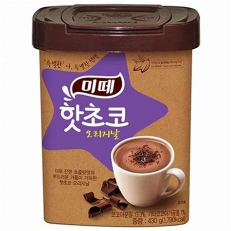 Korean Dongsuh Food Mitte Hot Chocolate Original 430g Shopee Singapore