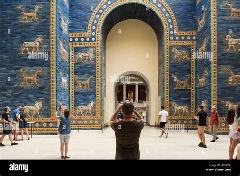 Berlin Germany Pergamon Museum Reconstruction Of The Ishtar Gate Of