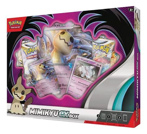 Caixa de cartas Pokémon Tcg Mimikyu Ex Box em inglês