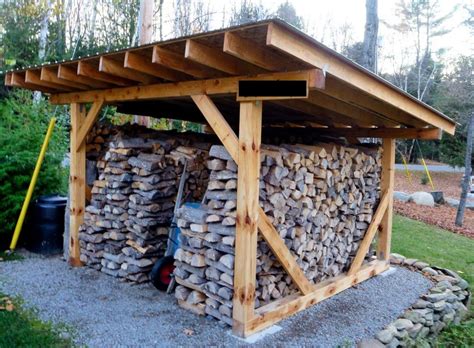 Free Diy Firewood Shed Plans How To Build A Wood Shed