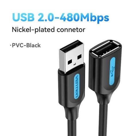 Vention C Ble D Extension Usb Et Pour Pc Smart Tv Xbox One Ssd