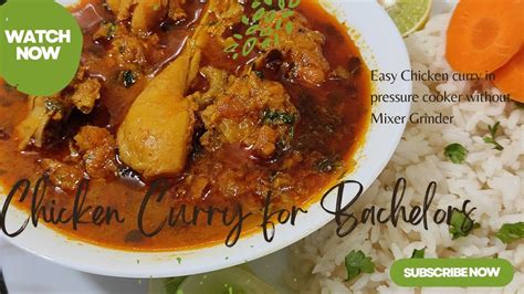 Chicken Curry Recipe For Bachelors Simple Pressure Cooker Chicken Gravy