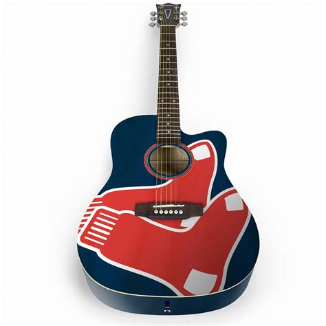 Boston Red Sox Woodrow Acoustic Guitar Sports Unlimited