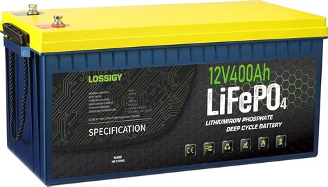 LOSSIGY 12V 280Ah LiFePO4 Lithium Battery Prefect For RV Solar System