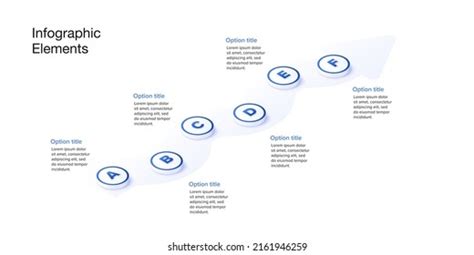 Business Process Chart Infographics 6 Step Stock Vector Royalty Free 2161946259 Shutterstock